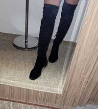 Cizme lungi negre Zara
