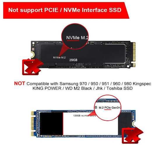 Кутия за твърд диск ELUTENG USB C, алуминиева кутия за SSD/HDD