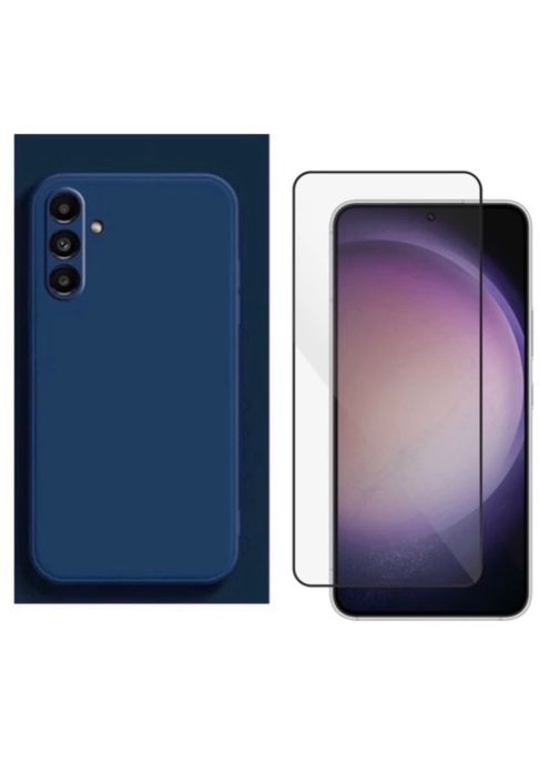 Husa Inter Catifea + Folie Sticla Samsung A05/A05S/A15/A55/A16/A17