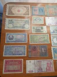 Lot bancnote românești și străine de colecție