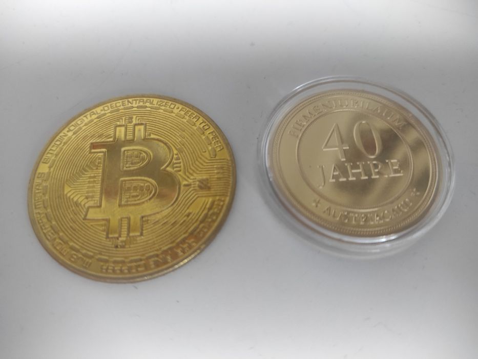 Moneda bitcoin pentru colectionari