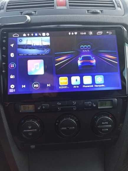 Navigatie GPS Android 14 Dedicata Skoda Octavia 2 - Camera Cadou