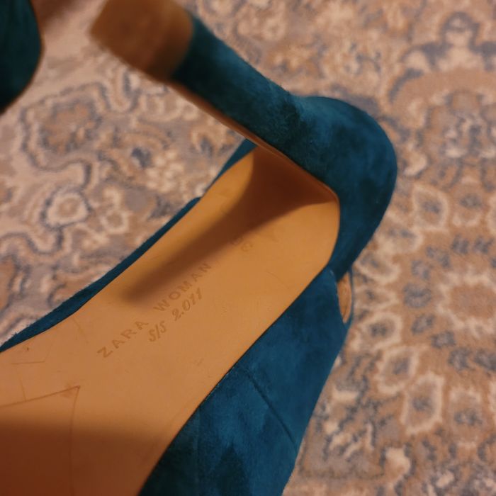 Sandale Zara, din piele, 36