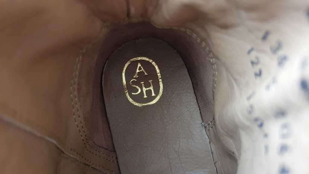 Ghete / ciocate full piele handmade de la ASH stil WRANGLER marimea 37