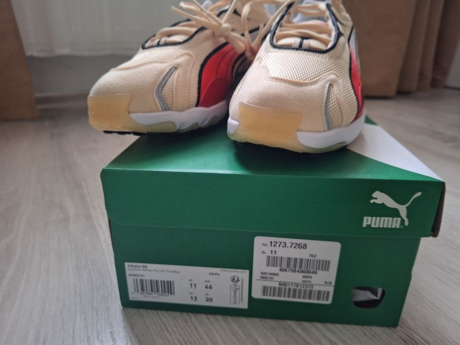 Puma Inhale Distressed
Alpine Snow-For All Time Red