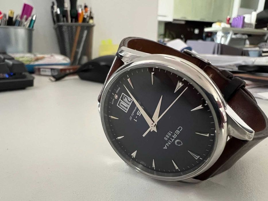 Certina DS-1 голяма дата Powermatic 80