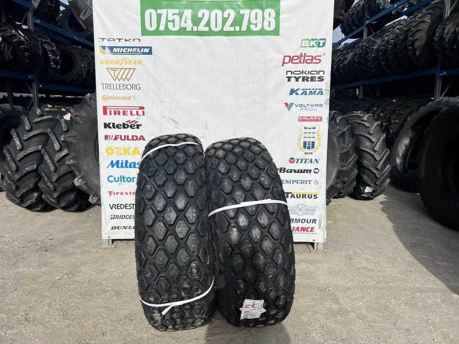 Cauciucuri noi 14.9-24 cu 6 pliuri pentru cilindru compactor