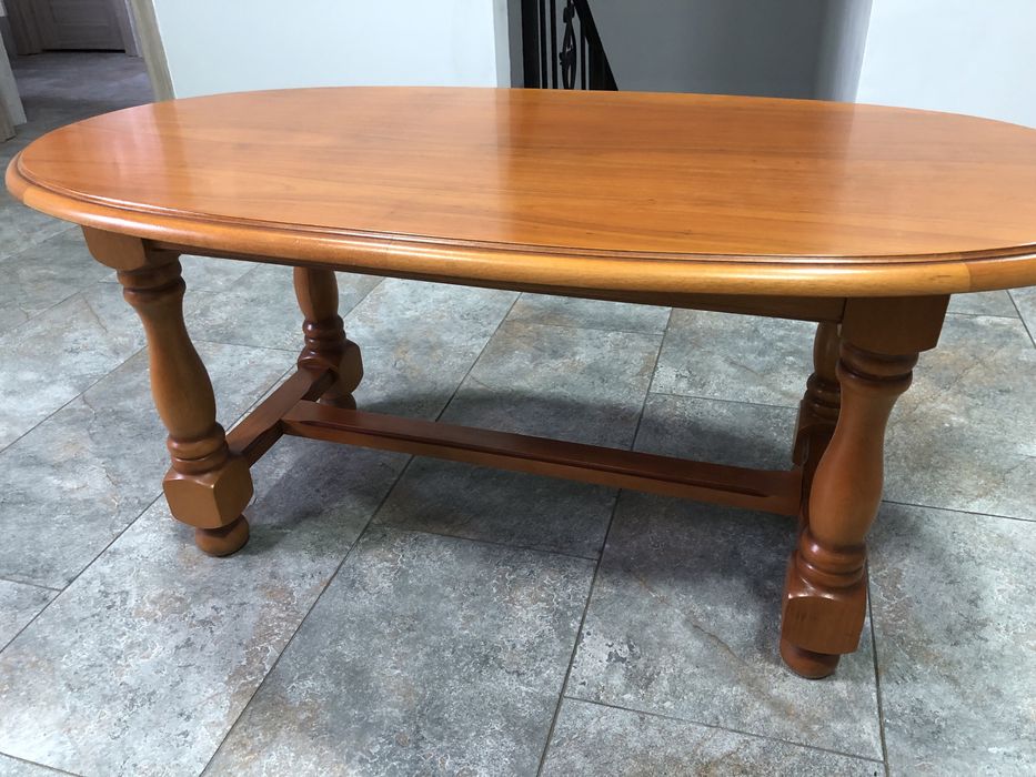 Masa sufragerie lemn masiv cires