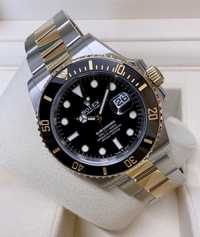 Ceas automatic_Rolex Submariner_Gold/Silver Black Luxury Edition 41 mm