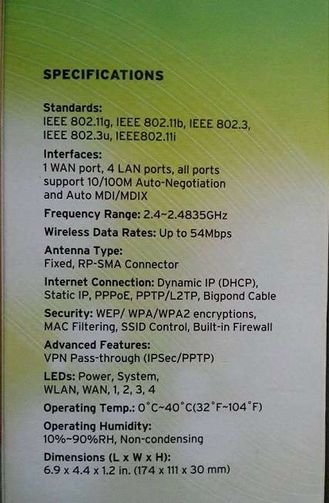 Router wireless TL-WR541G