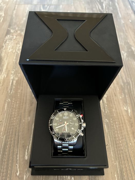 EDOX Men's Chronorally-S BLACK