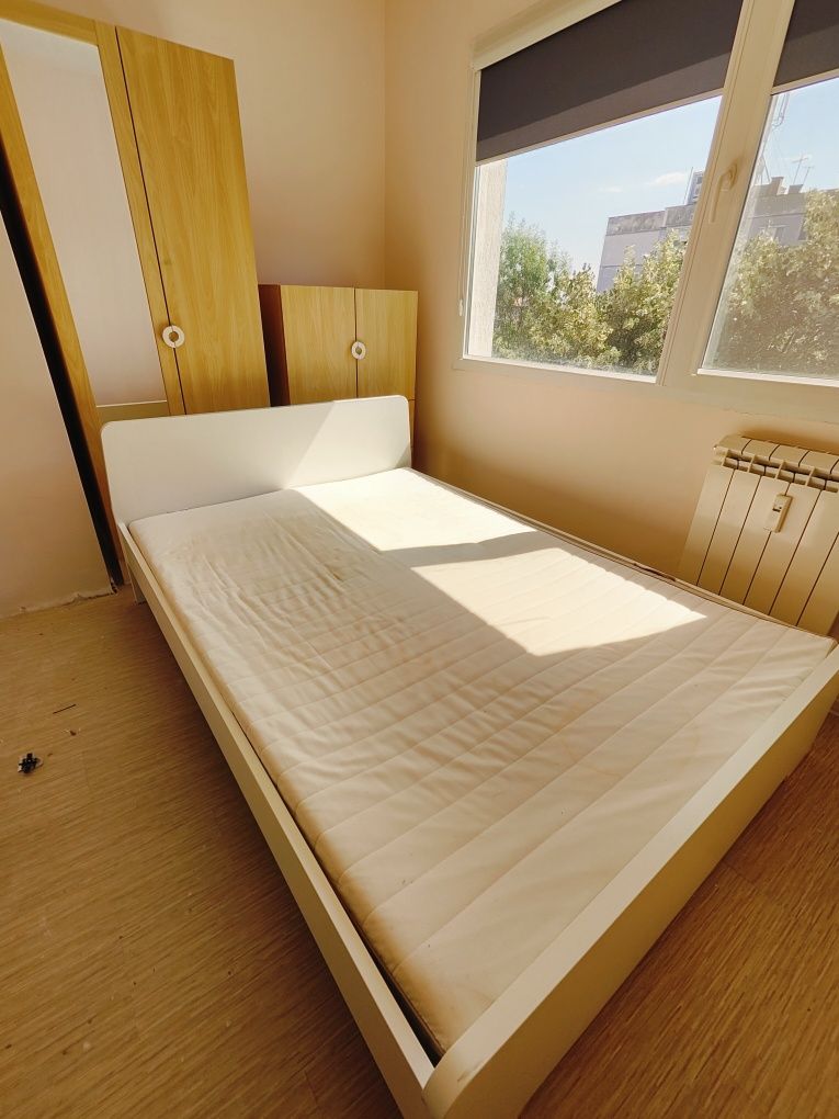 IKEA легло ASKVOLL 147х208 +греда SKORVA+подматрачна рамка LUROY+матра