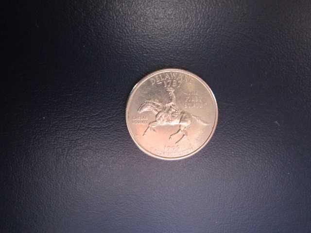 Първите 25¢  монети от серията "50 щата на Америка“ емисия  1999г.