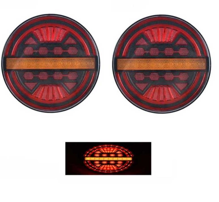 Стоп диоден ЛЕД с динамичен мигач 4 светлини 12/24V - T552