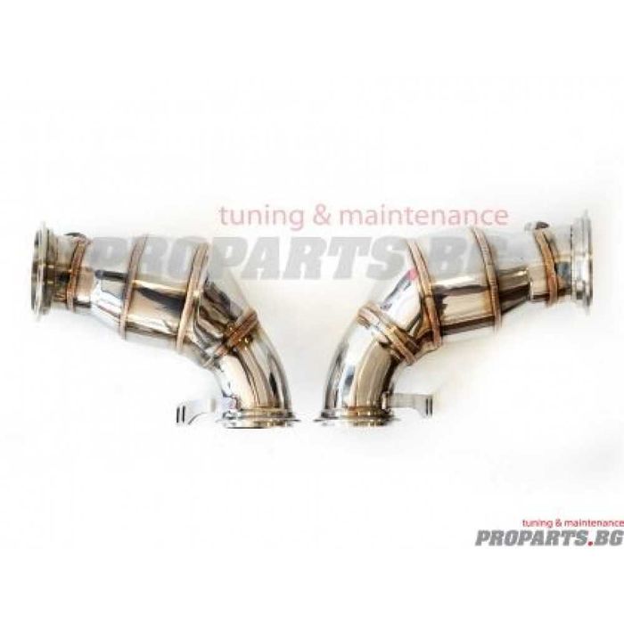 Downpipe с midpipe за BMW F90 M5 18-21 даупайп с мидпайп