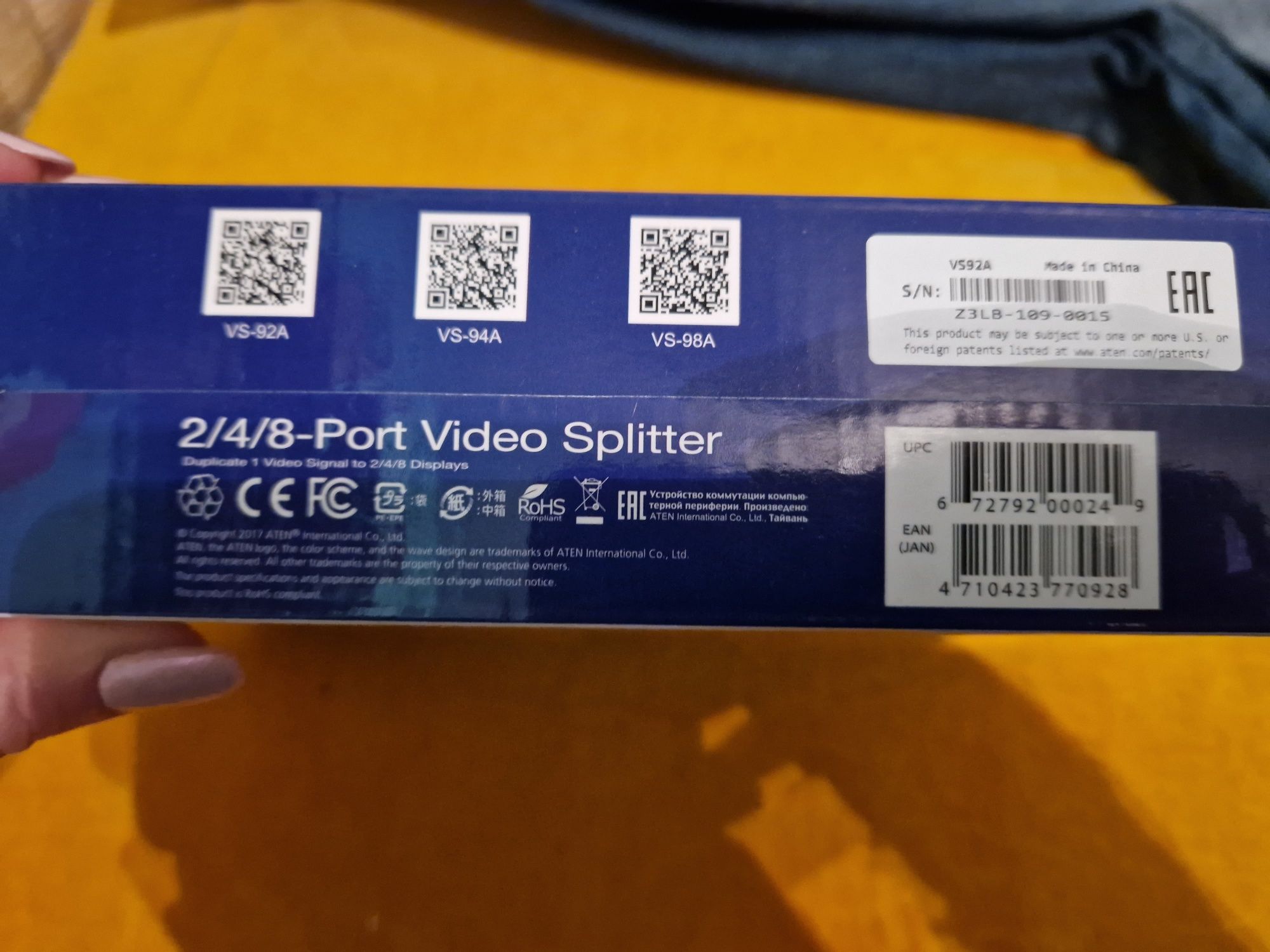 Video Splitter VS 92 A 2/4/8