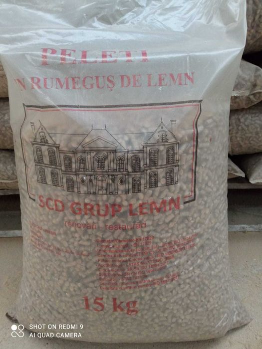 Peleți din rumeguș