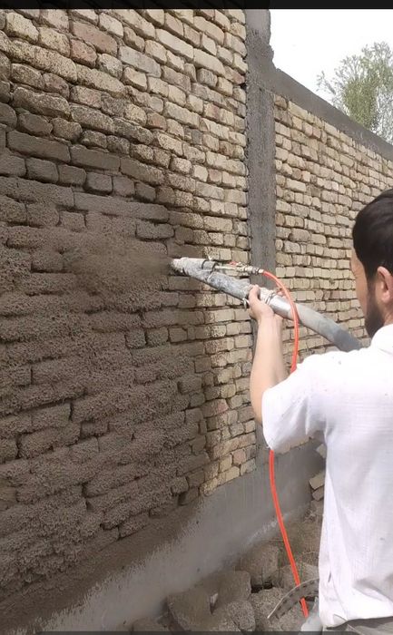 Штукатурка стен по маякам. shkaturka otkos styashka