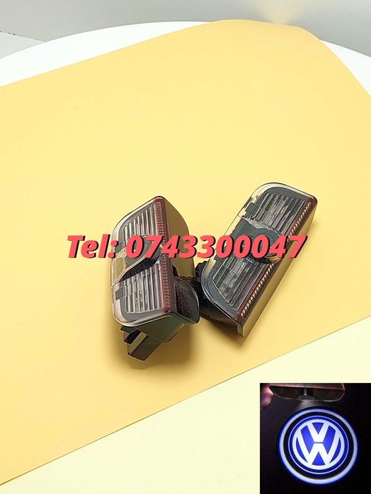 Proiectoare Logo Vw Portiera  Led Laser emblema sigla Holograma