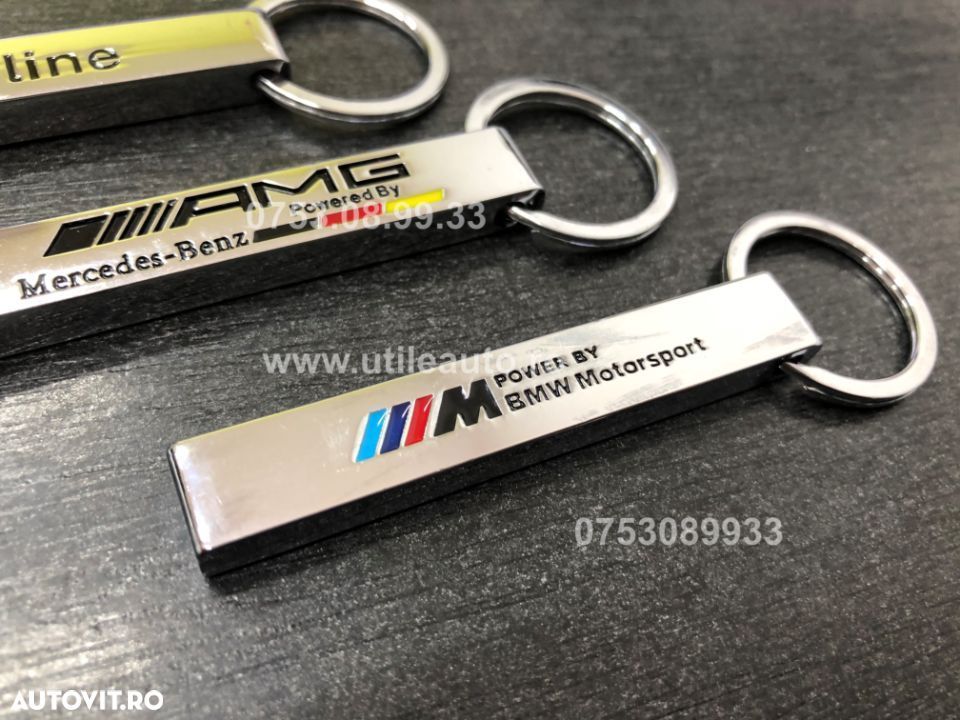 Breloc Metalic Dreptunghiular BMW M AMG Sline