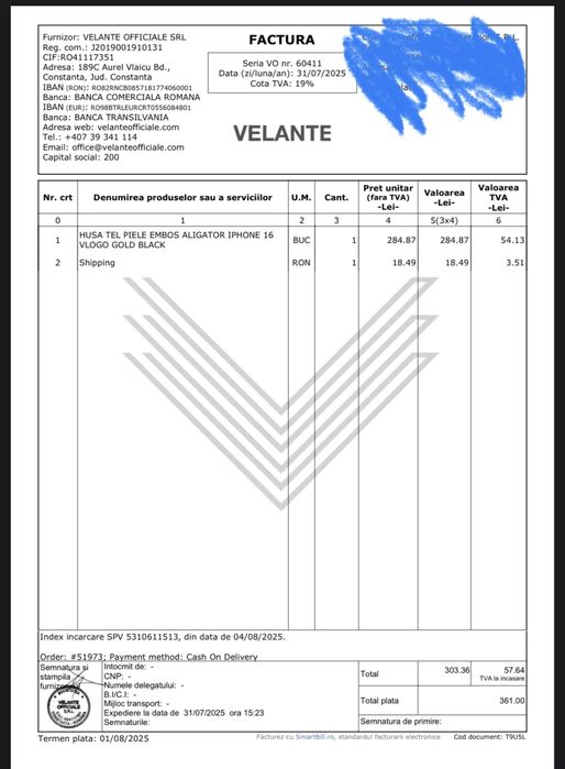 Husă Velante originală iPhone 16 – stare impecabilă