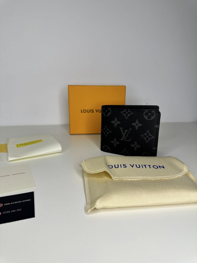 Portofel Louis Vuitton piele canvas 100% cutie inclusă cadou