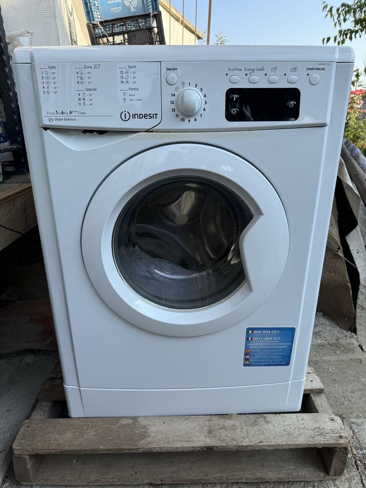 Пералня Indesit 6 кг. Клас А+++