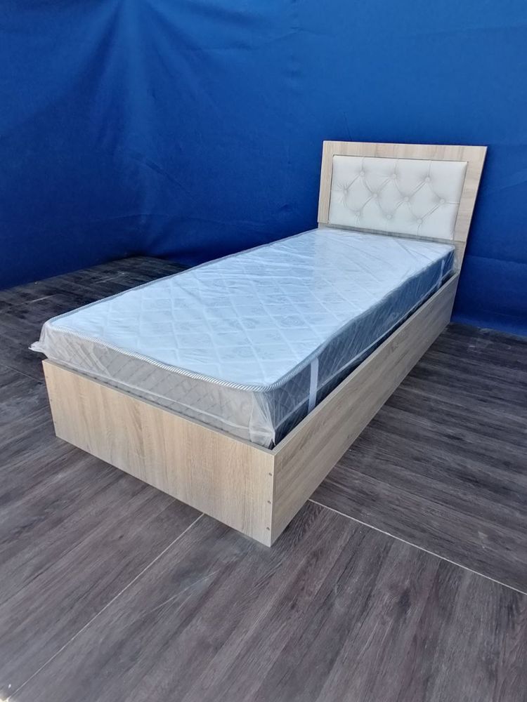 Кровать Кроват кроват Krovat Kravat Ortaped matras (2.05*90)