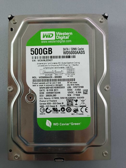 Hard Disk Western Digital 500GB