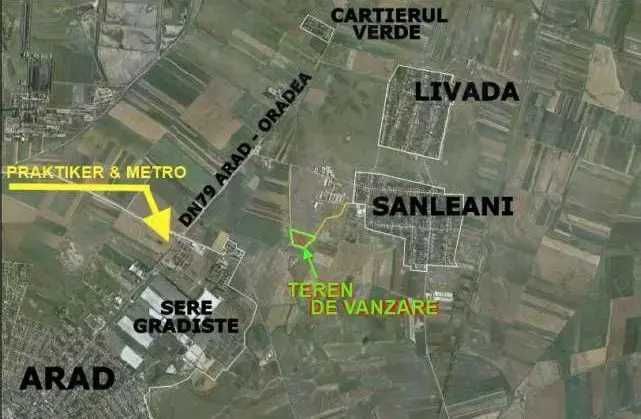 Vand teren la SANLEANI-ARAD