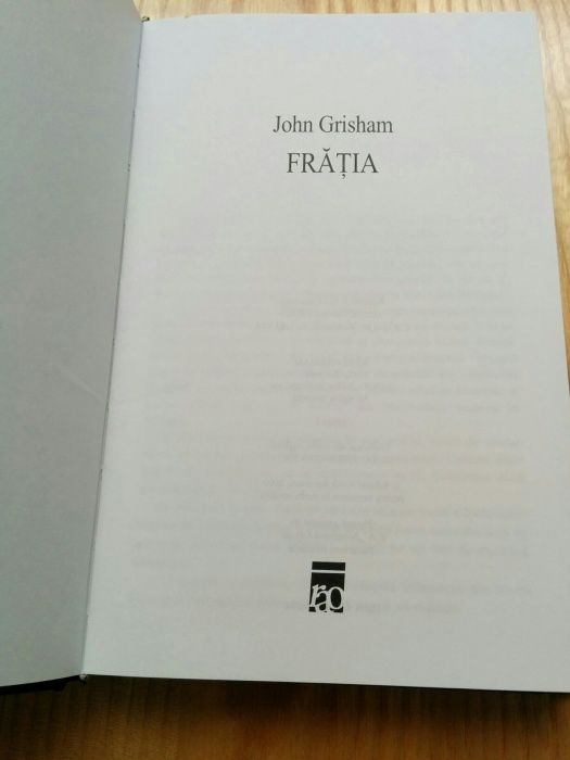 John Crisham-Fratia-traducerea-Radu Paraschivescu-noua.