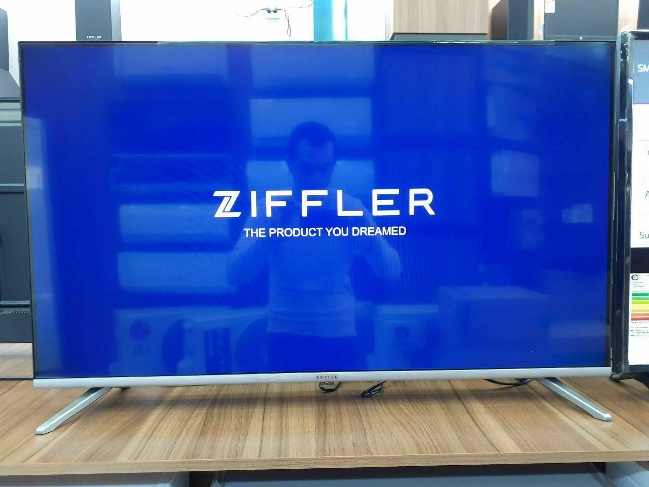 телевизор ZIFFLER 55 U850 NEW smart full HD 4k ANDROID