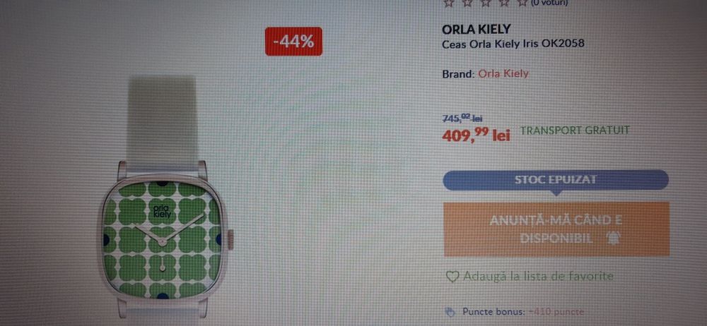 Ceas dama Orla Kiely