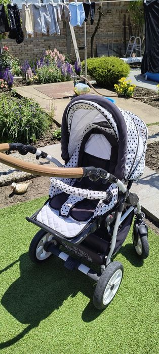 Бебешка количка с 3 коша gusio Carrera princes