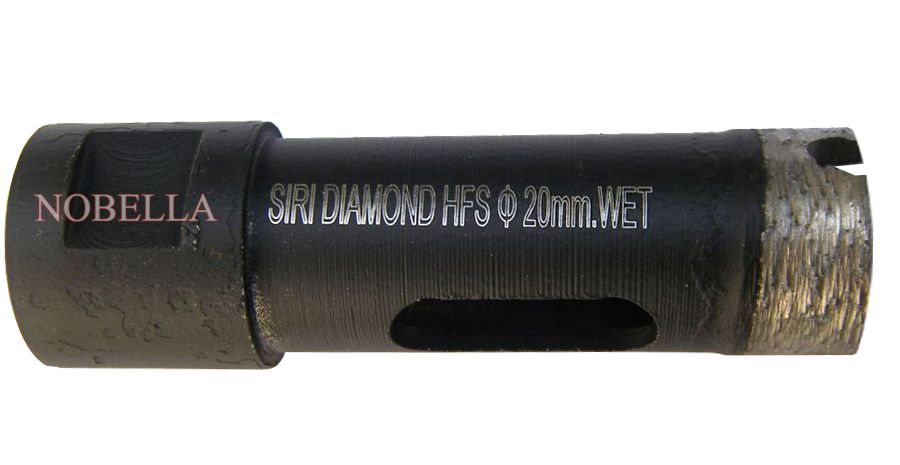 Диамантена боркорона - Ø 20 мм. за ъглошлайф, други от Ø 6 до Ø 110 мм
