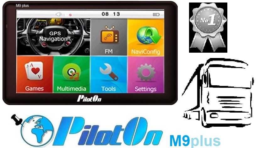 Vand Gps PilotON M9plus ecran mare, pentru camion - Europa