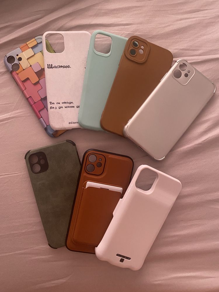 Iphone 11 + слушалки и подарък калъфчета