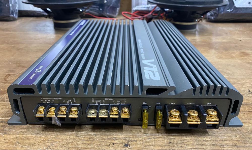 Amplificator auto Alpine 4/3/2 subw,canale MRV F 400 V12