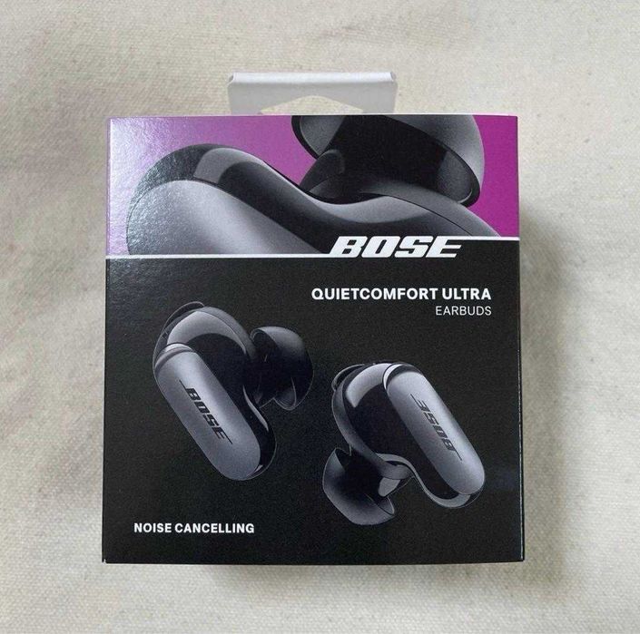 Casti bluetooth Bose QC ultra earbuds cu NC