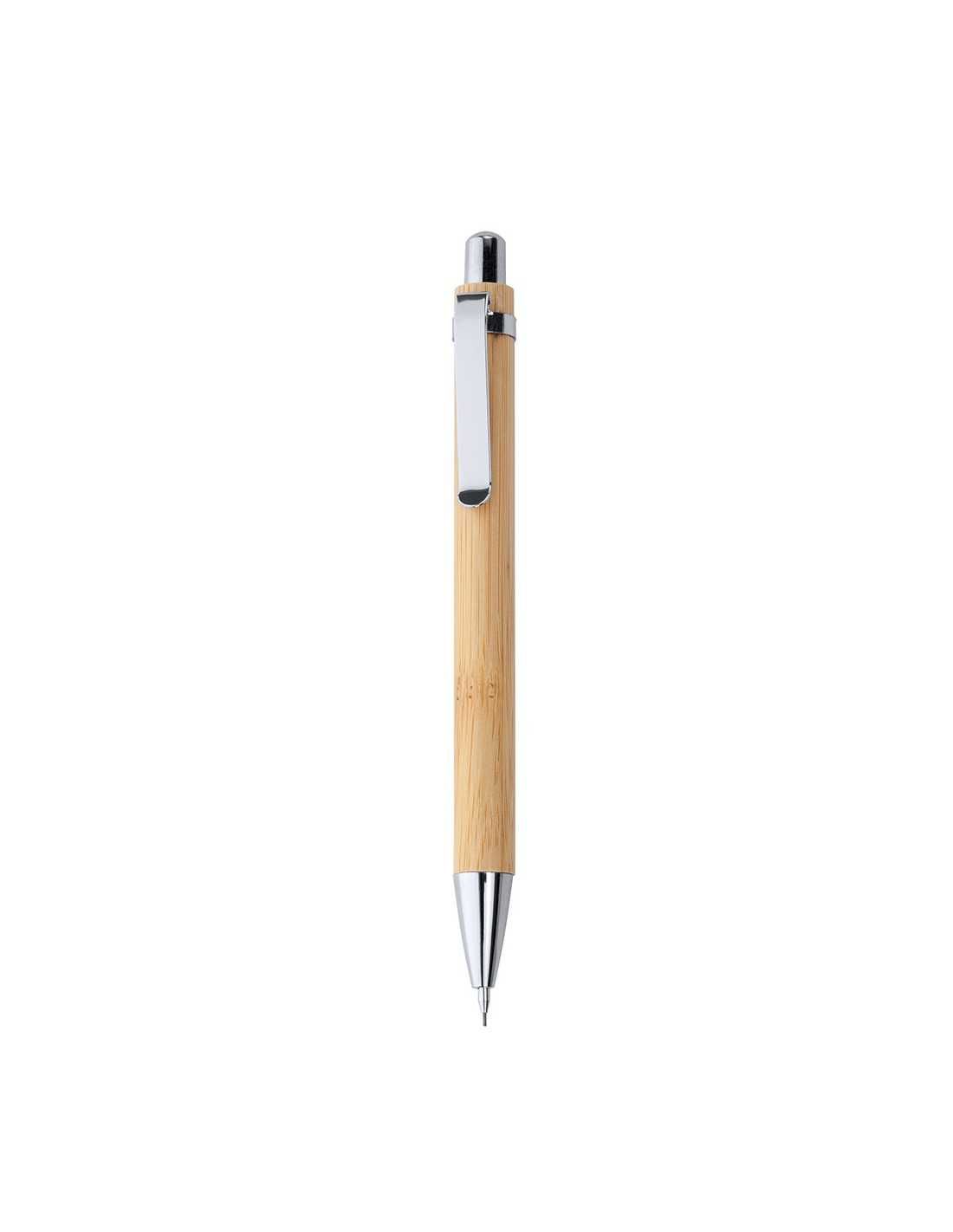 Set pix și creion mecanic din bambus