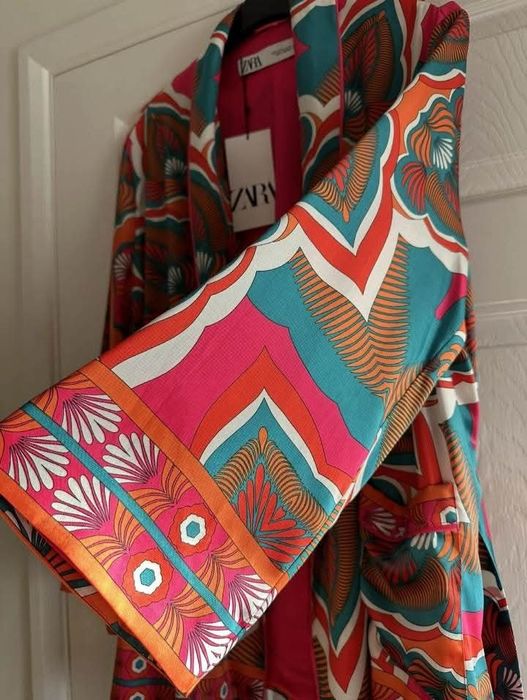 Сатенен сет Зара