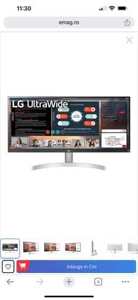 Monitor Gaming LED IPS LG 29" Ultrawide nou