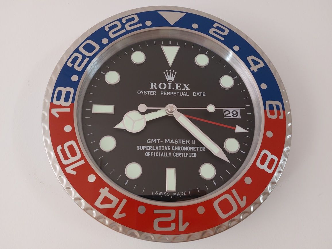 Ceas de perete ROLEX GMT pepsi nou