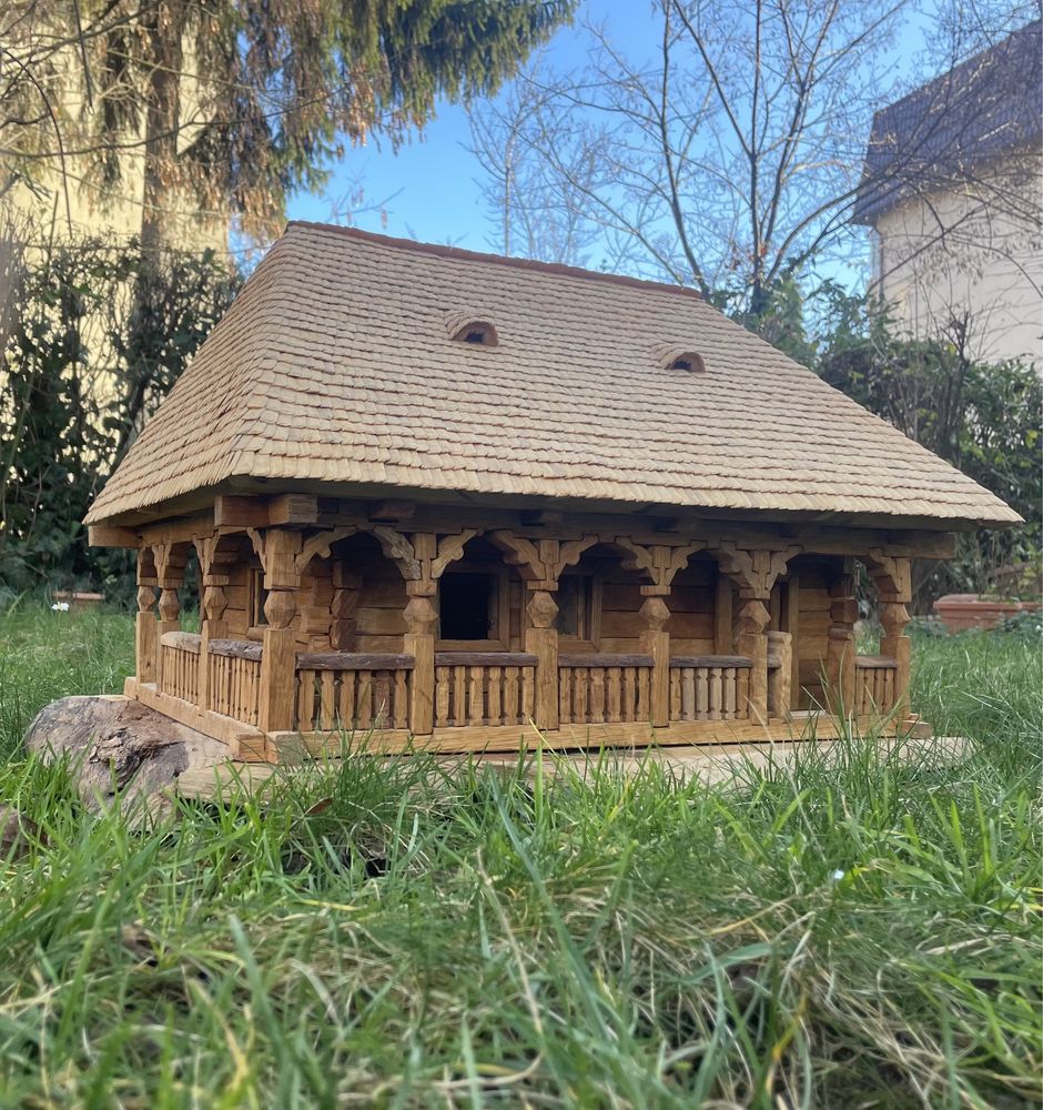 Macheta casa traditionala miniatura