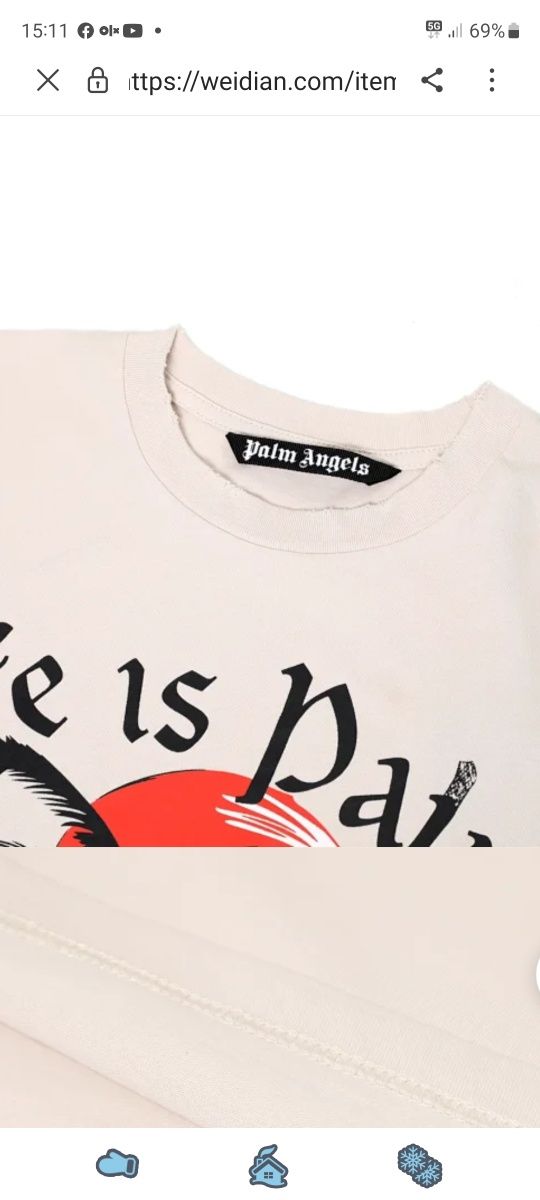 Tricou Palm Angels