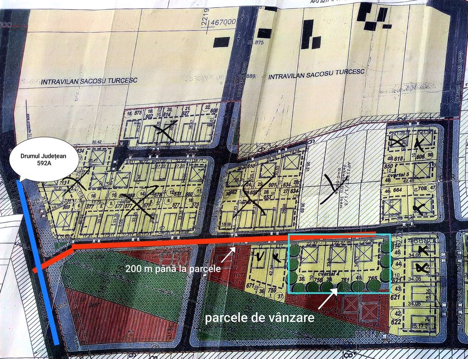 Vând teren 15 minute de Moșnița Nouă