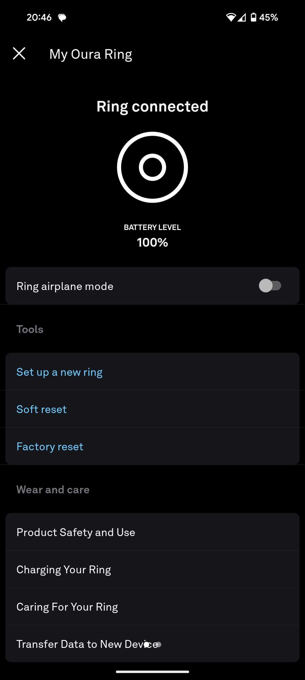 Смарт пръстен Oura Ring Gen3 Horizon Silver (размер 11)