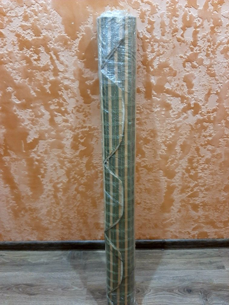 Бамбуковая рол штора. 120×185.