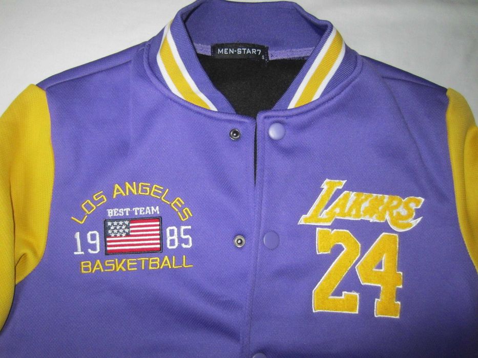 Geaca colegiu Lakers, Man-Star7, masura S, poliester,ca noua