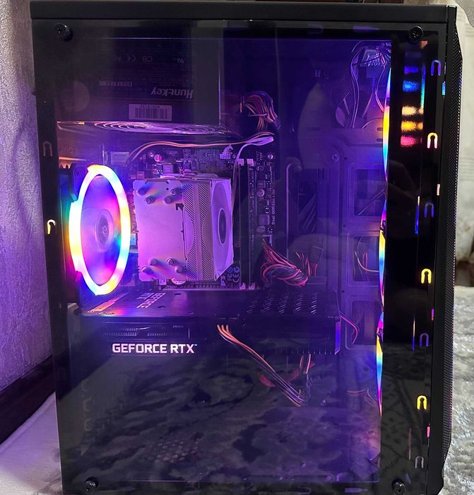 Продам свой игровой ПК RTX 3050 + игровой монитор MSI 200hz